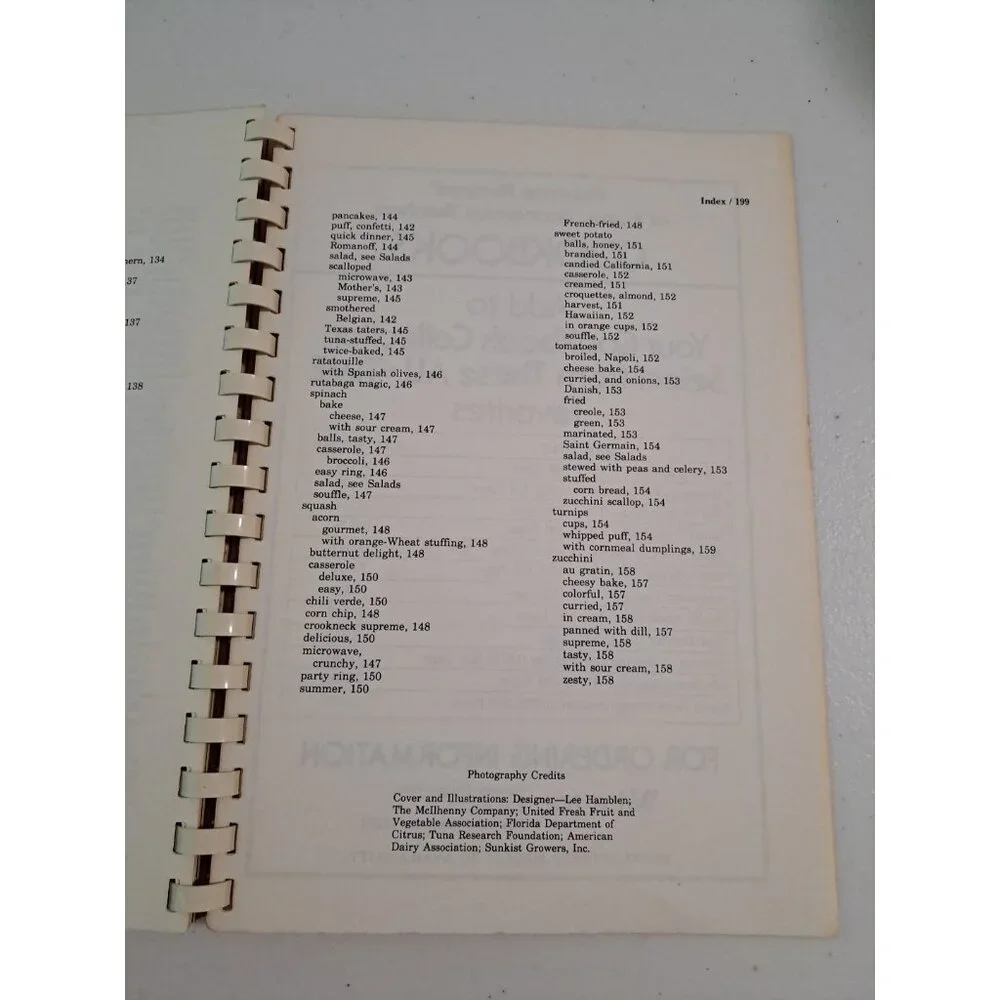 Salads Vegetables Cookbook Revised Favorite Recipes Of Home Economics Teachers